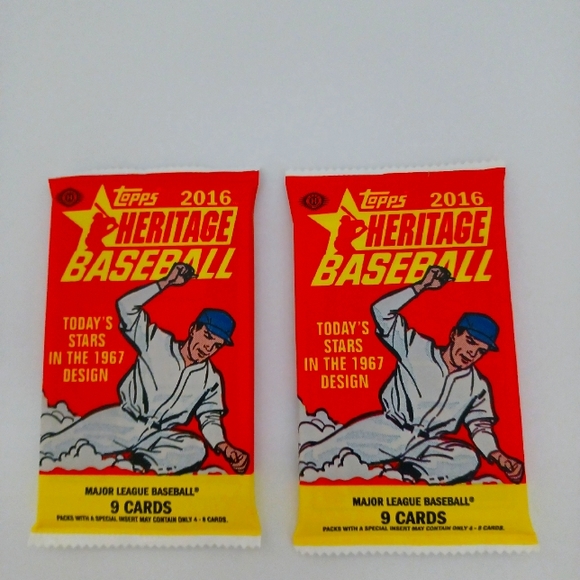 2016 Topps Heritage High # 1967-Design HOBBY Pack Look4 Mike Trout Ichiro AUTO - Picture 1 of 3